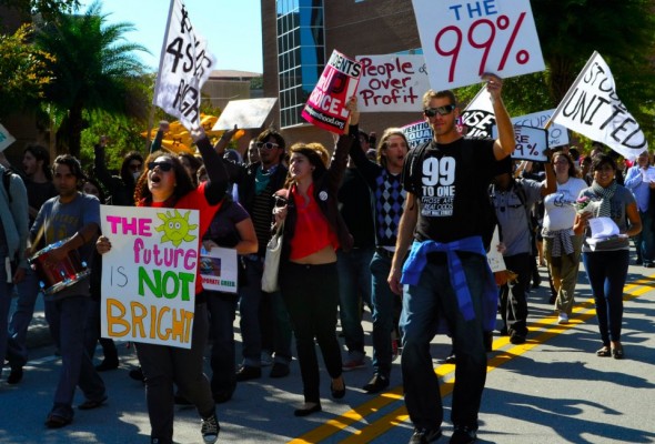 UCF Students rise up against attacks on education!