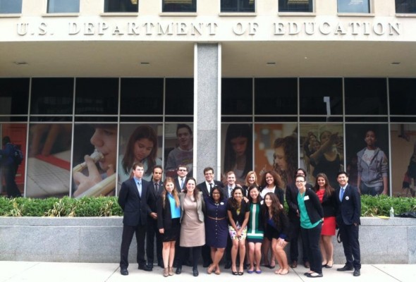 Students Hold Secretary Duncan Accountable